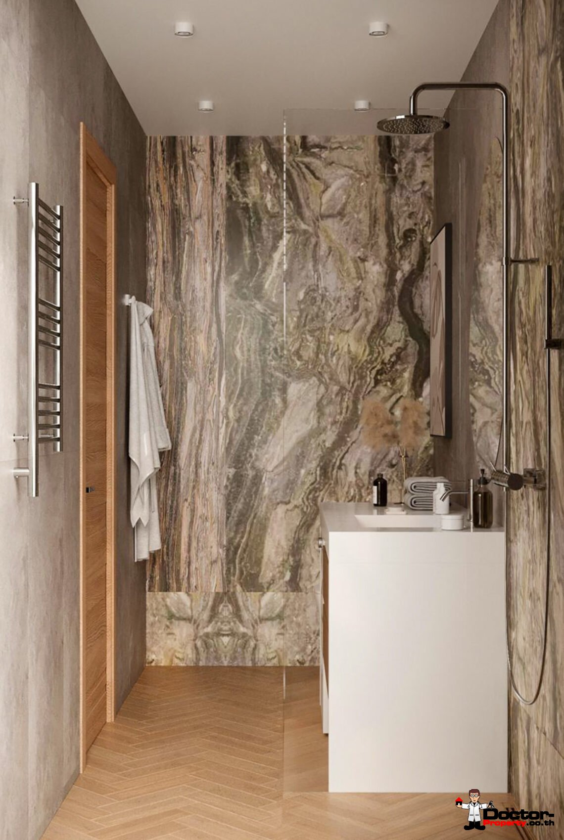 3 Bedroom Pool Villa with Partial Sea View in Plai Laem, Koh Samui – For Sale